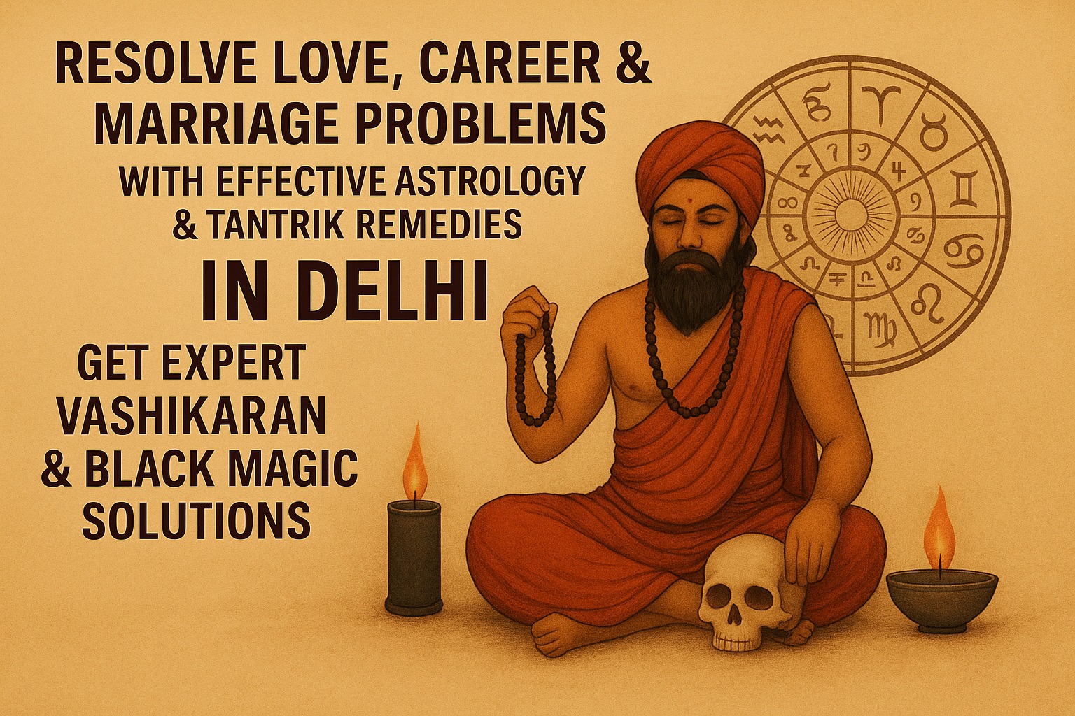 Effective Astrological Remedies for Love, Career, and Marriage Problems in Delhi
